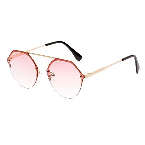 ZHANGYANTY Transparente Mujeres y los Hombres de los vidrios del Color, Metal Proteger los Ojos contra la Fatiga Ocular Gafas de Sol de Diamante de Alta Densidad de Peso Ligero protección UV Durable