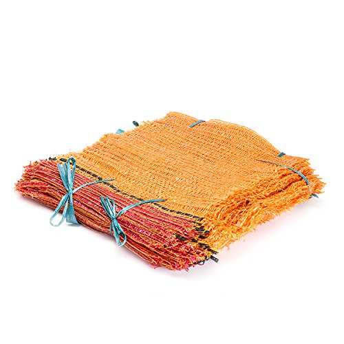 Zill Lot de 100 Sacs de jute 41 cm x 63 cm pour pommes de terres, légumes, oignons