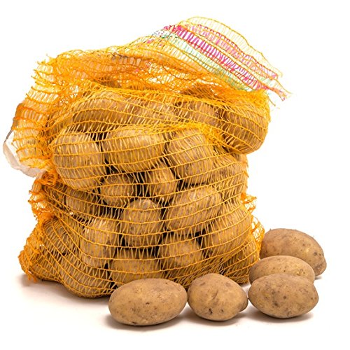 Zill Lot de 100 Sacs de jute 41 cm x 63 cm pour pommes de terres, légumes, oignons