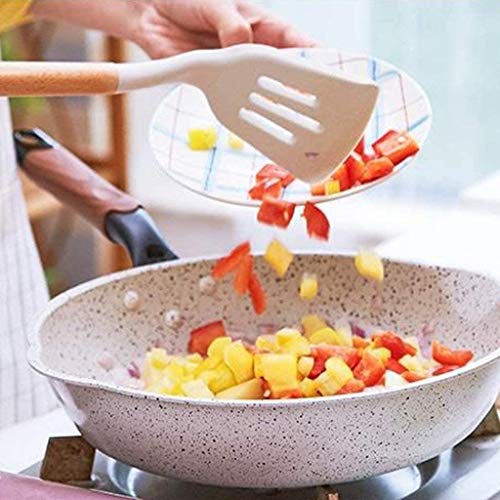 Zjcpow Olla de Cocina Ollas sartenes sartén Wok Olla de cerámica Antiadherente sartén sartén Pan, 28cm xuwuhz (Size : 28cm)