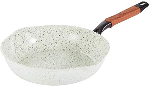 Zjcpow Olla de Cocina Ollas sartenes sartén Wok Olla de cerámica Antiadherente sartén sartén Pan, 28cm xuwuhz (Size : 28cm)