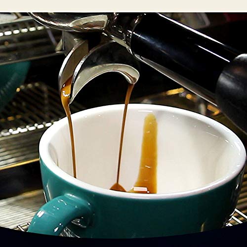 ZJINHUI Cafetera Máquina de café exprés, Máquina de café exprés de Acero Inoxidable Cafetera y Restaurante Máquina de café multifunción Máquina integrada de Vapor bombeado, 2600W,Blanco