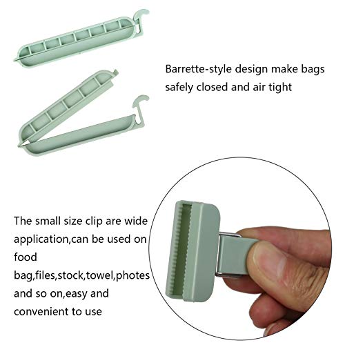 ZoomSky Pinzas Cierre SeeLok para 24pcs Cerrar Bolso de alimento de Pinza Bolsa Comida de Food Clips de Pinzas envases plástico Clips Sellado herméticos