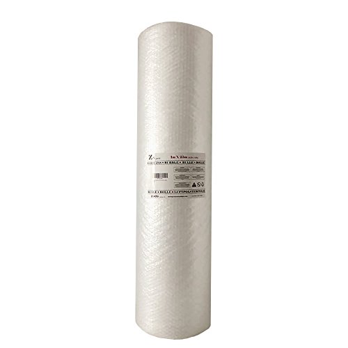 Zs Products- Rollo de plástico de burbujas (Ancho 1 metro Largo 25 metros) para envolver, protección de objetos frágiles, embalaje, transporte y mudanzas. Papel de burbujas de calidad europea.