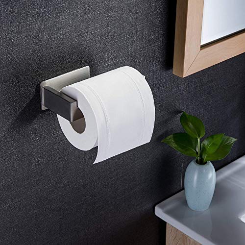 ZUNTO Portarrollos Baño Adhesivo Porta Papel Higienico Acero Inoxidable Porta Rollos de Papel Higienico Para Baños