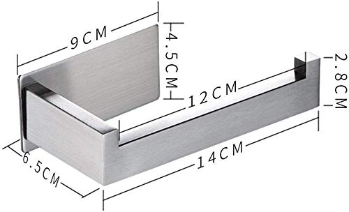 ZUNTO Portarrollos Baño Adhesivo Porta Papel Higienico Acero Inoxidable Porta Rollos de Papel Higienico Para Baños