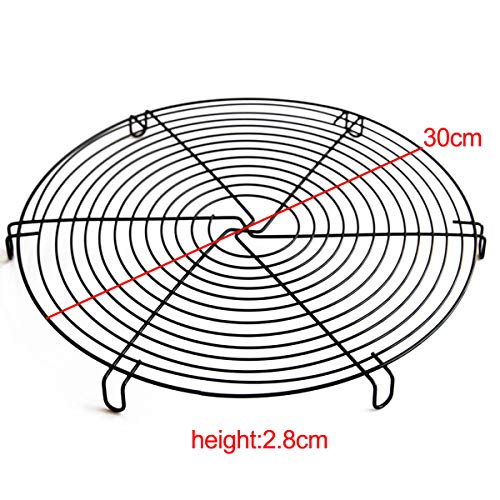 Zuzer Rejilla de Enfriamiento, 2pcs Rejilla de Acero Inoxidable Parrilla Accesorios para Hornear Pastel Grid