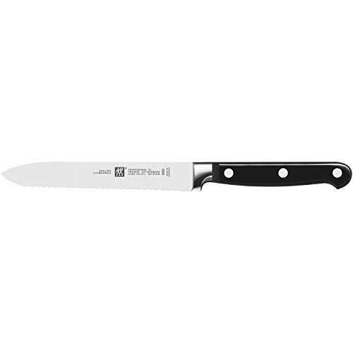 Zwilling Professional S - Cuchillo Universal con Hoja forjada de una única Pieza Sigmaforge, Hoja endurecida al frío Friodur, 130 milímetros, Acero Inoxidable