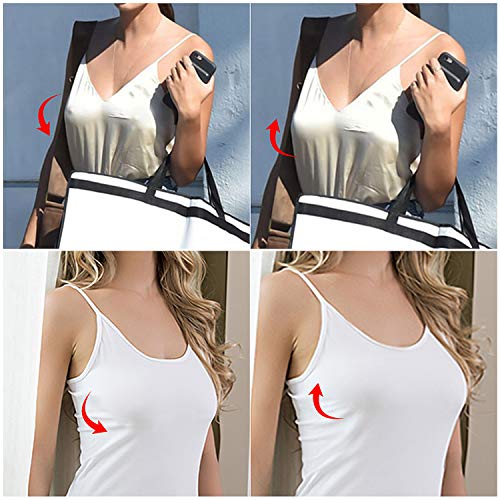 ZWOOS Sujetador Invisible Adhesivo Push Up Silicona, 4 Pares Bra Sujetador Tape Sexy Strapless Impermeable Respirable Reutilizable Cómodo (C/D)