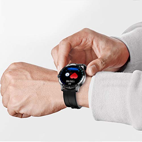 ZWW Relojes Inteligentes, Relojes Deportivos con La Presión Arterial Y Las Funciones De Monitorización De Oxígeno, Podómetros, Y Las Llamadas para Android E iOS,G