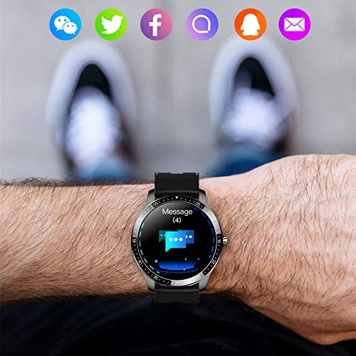 ZWW Relojes Inteligentes, Relojes Deportivos con La Presión Arterial Y Las Funciones De Monitorización De Oxígeno, Podómetros, Y Las Llamadas para Android E iOS,G