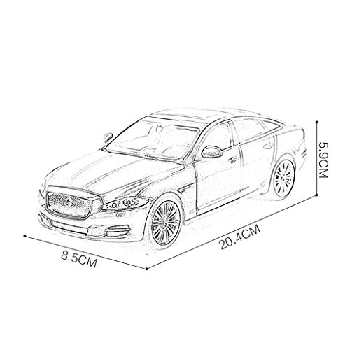 ZY Coche Modelo de Coche 1:24 Mercedes Benz SLRJaguar XJ Molde de simulación de aleación de fundición a presión de joyería Juguete joyería Colección del Coche Deportivo LOLDF1