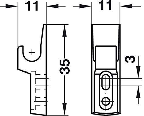 1 mini pestillo para puertas de armarios de caravana o autocaravana de alta calidad