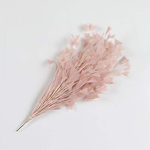 1 Pieza Adorno de Plumas Decoración de Boda de Bricolaje - Rosa empolvado