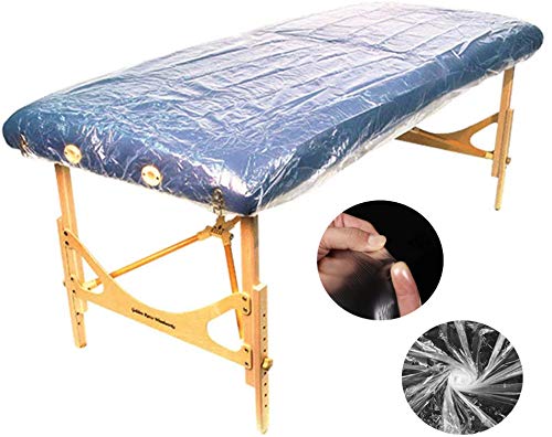 100 hojas de cama de spa desechables para masajes, fundas de sábanas de cosméticos, mesas de masaje para salón de belleza, masajes, tatuajes, hoteles (90 x 180 cm)