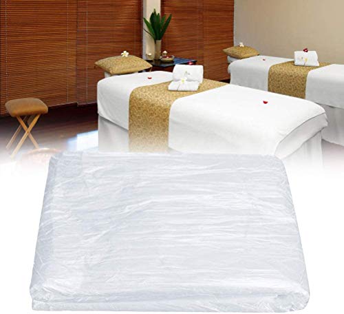 100 hojas de cama de spa desechables para masajes, fundas de sábanas de cosméticos, mesas de masaje para salón de belleza, masajes, tatuajes, hoteles (90 x 180 cm)