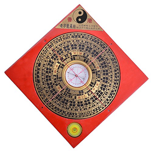 10,92 cm Feng Shui brújula Luo Pan/Lou Pan herramienta advpro libre Mxsabrina rojo cadena pulsera G7011