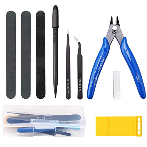 10PCS Modeler Basic Tools Set de herramientas de modelado Gundam Craft Set Repair Fix Kit para Bendai Hobby