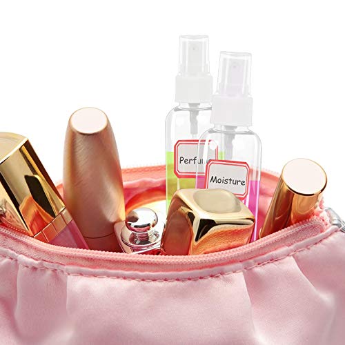 12PCS 60ml Bote Spray Pulverizador AirSMall Atomizador Spray Transparente con 2 Embudos, 2 Pipeta y 1 Etiqueta Set Botellas de Viaje Accesorios Transparente Plástico para Maquillaje，Cosmético，Citas