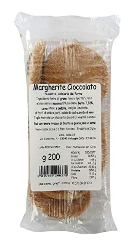 13 di Ilaria Galletas de Mantequilla con Chocolate - 4 Paquetes de 200gr Cada uno