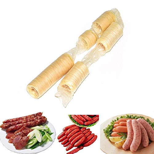 14Mx26MM Piel de Tripa de Salchicha Carne Salchicha de colágeno Fresco Comestible Tripas de proteína de Soja