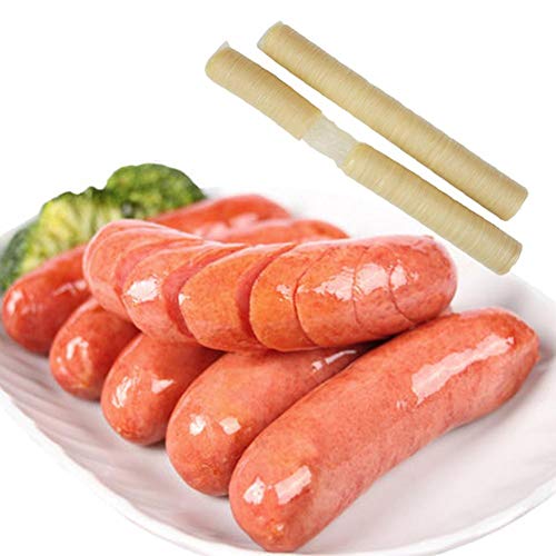 14Mx26MM Piel de Tripa de Salchicha Carne Salchicha de colágeno Fresco Comestible Tripas de proteína de Soja