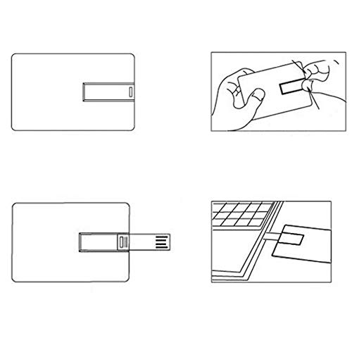 16GB Unidades flash USB flash Conjunto de lago Forma de tarjeta de crédito bancaria Clave comercial U Disco de almacenamiento Memory Stick Lago en el norte de Canadá con árboles delgados y foto congel
