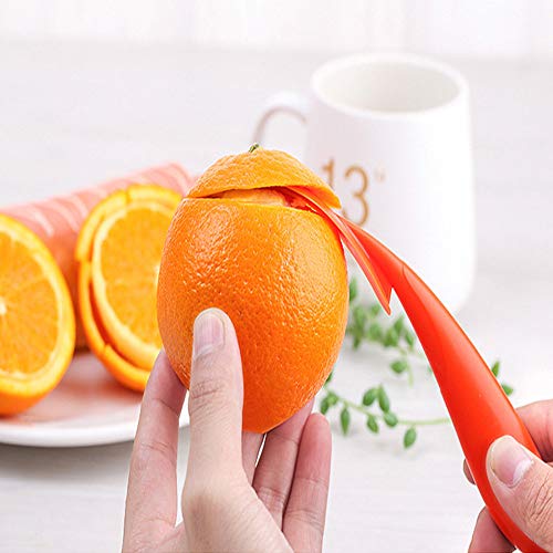 1PC Nueva Cocina Cortador De CíTricos De Naranja Fruta Herramientas Peeling Pelador Desgranadora De Pelado De La MáQuina De Cortar