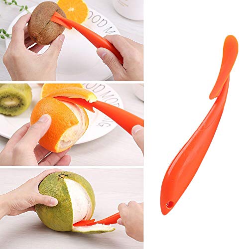 1PC Nueva Cocina Cortador De CíTricos De Naranja Fruta Herramientas Peeling Pelador Desgranadora De Pelado De La MáQuina De Cortar