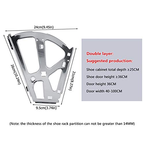 2 piezas de bisagras de acero inoxidable para zapatos, cajones armarios bisagras giratorias de repuesto para cocina sala de estar zapatero armario marco con bisagras muebles piezas de hardware