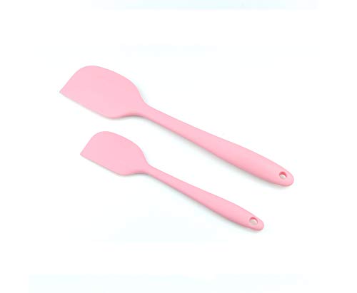 2 Unids/set Espátulas de Silicona Raspador de Mantequilla para Pastel Kit de Raspador de Mezcla de Silicona Utensilios para Hornear de Cocina