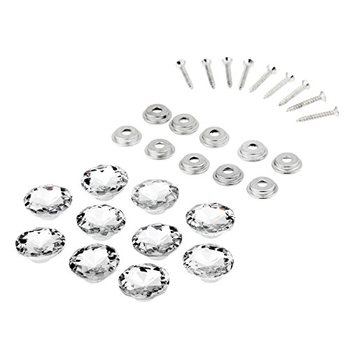 20 mm brillant Cristal avec motif Canapé Vis à ongles Bouton Tête de lit mural ameublement meubles D ¨ ¦ cor