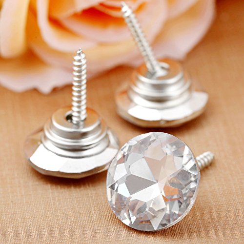 20 mm brillant Cristal avec motif Canapé Vis à ongles Bouton Tête de lit mural ameublement meubles D ¨ ¦ cor