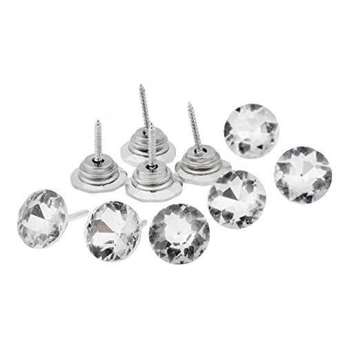 20 mm brillant Cristal avec motif Canapé Vis à ongles Bouton Tête de lit mural ameublement meubles D ¨ ¦ cor