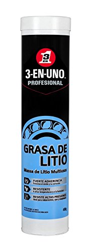 3 EN UNO 34223/37 Grasa de Litio Multiusos, Cartucho g, incoloro, 400 gr