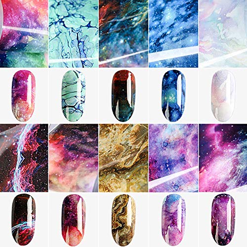 36 colores Lentejuelas Holográficas de Uñas, Kalolary Brillo del Clavo de Lentejuelas Color de uñas Glitter Paillette Mixta Redondo Fino 3D Manicura Maquillaje Calcomanías de bricolaje Decoración