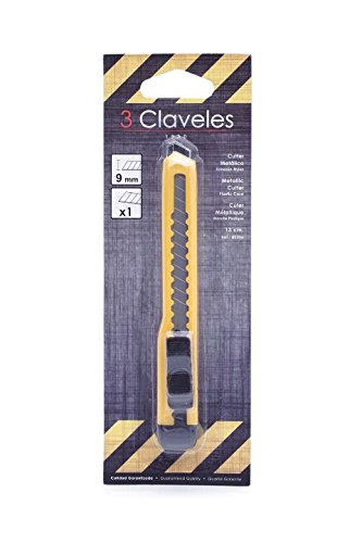 3Claveles 206 - Cúter metálico de 13 cm, nylon