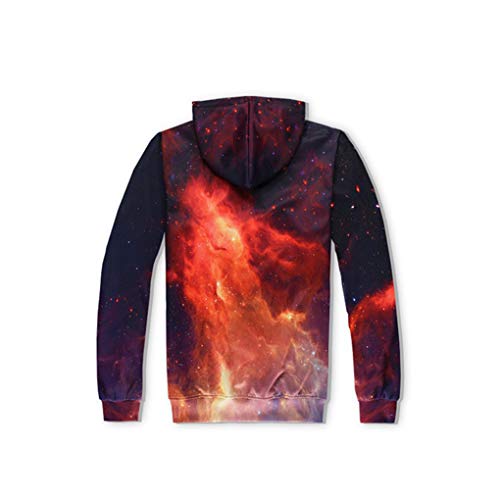 3D Flame Digital Printing Sweatsuit CháNdal De Moda Hombres/Mujeres Joggers Pantalones + Hoodies Conjunto De 2 Piezas Flame-Tops M