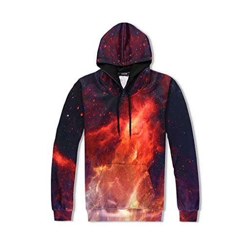 3D Flame Digital Printing Sweatsuit CháNdal De Moda Hombres/Mujeres Joggers Pantalones + Hoodies Conjunto De 2 Piezas Flame-Tops M