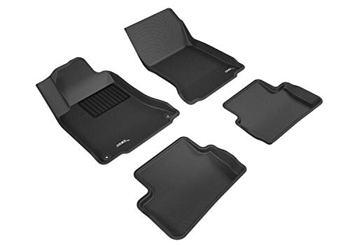 3D MAXpider para Mercedes-Benz CLA-Clase C117 / GLA-Clase X156 2014-2019, Aptas para Todas Las Condiciones Climáticas, Alfombrillas de Goma de Coche (Juego de Alfombras, Color Negro)