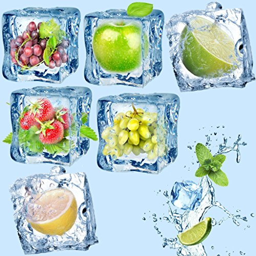 4 piezas de bandejas de silicona para cubitos de hielo con tapa antideslizante, LFGB certificada 14 moldes de cubitos de hielo de fácil liberación y flexibles, ideal para congeladores, agua, whisky