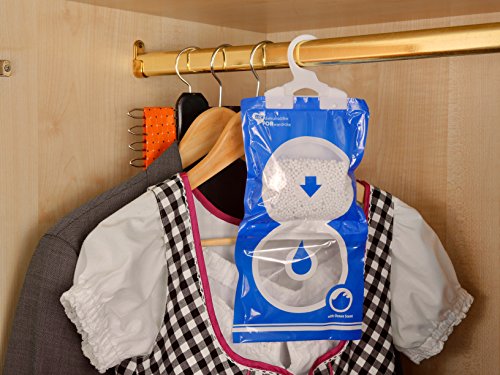 4 Piezas deshumidificador Maxi Pack a 235 gr, Bolsas Antihumedad MY DEHUMIDIFIER FOR Wardrobe para armarios, Caravana, baño, coicina, Alta Capacidad de absorción Absorbe Humedad para secar la Ropa