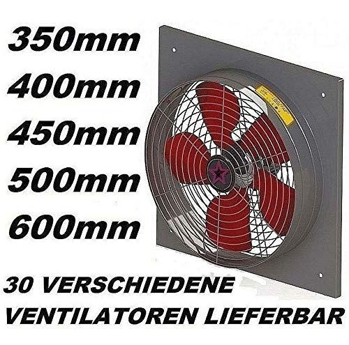 400mm Ventilador Industrial 4500m3/h Ventilación Extractor Ventiladores industriales Axial axiales extractores aspiracion mura pared