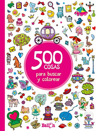 500 cosas para buscar y colorear-Rojo