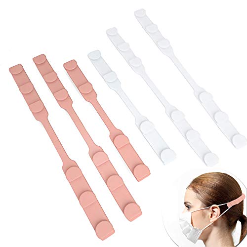 6 PCS Gancho de Máscara, Antideslizante La Máscara De Gancho, Máscara De Soporte para La Oreja para Prevenir el Dolor de Oído y Reducir los Signos de Presión Facial