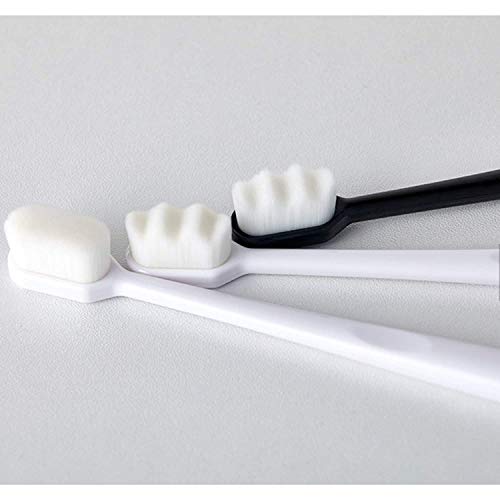 6 piezas de cepillo de dientes suave manual superfino inofensivo Cilia Micro-Nano Family Set cuidado dental limpio protección del medio ambiente incluye 6 cilindros de PVA