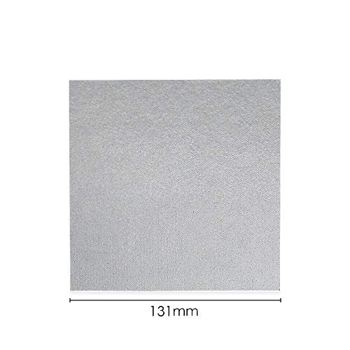 6 Piezas Microondas Placas de Mica 13 x 13cm Hoja de Mica Universal Se Puede Cortar Libremente Adecuado para el Reemplazo de Piezas de Lámina de Mica del Horno Microondas