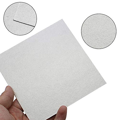 6 Piezas Microondas Placas de Mica 13 x 13cm Hoja de Mica Universal Se Puede Cortar Libremente Adecuado para el Reemplazo de Piezas de Lámina de Mica del Horno Microondas