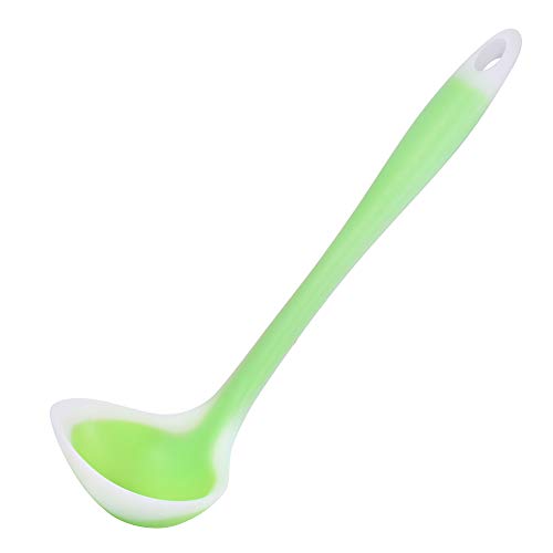 77L Cucharón de Sopa - Cucharón de Cocina Antiadherente de Silicona Premium de Una Pieza, Cuchara de Cocina Resistente al Calor Para Hogar y Cocina Utensilio Para Hacer Sopas, Guisos y Más