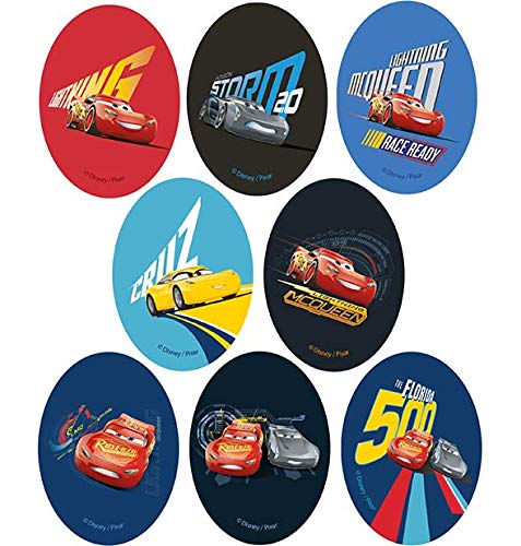 8 parches cars storm serigrafiados para planchar - REF.6823-U8